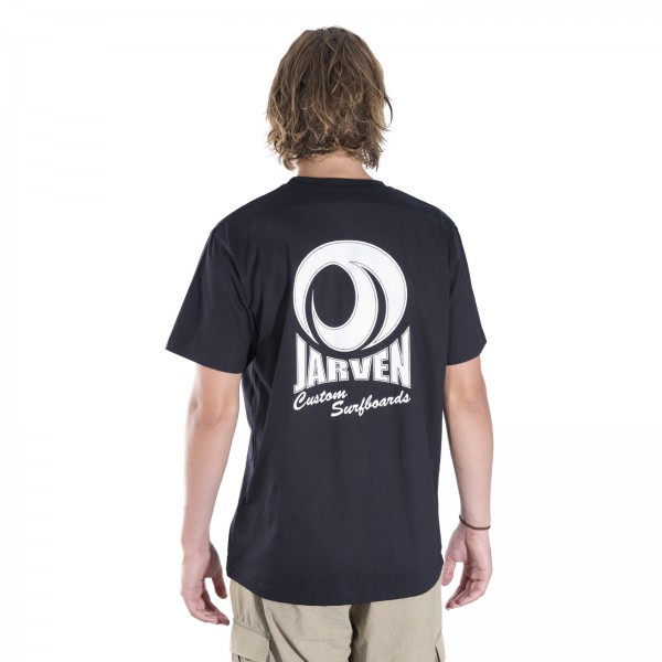 "Jarven Custom Surfboards" Tee - Black